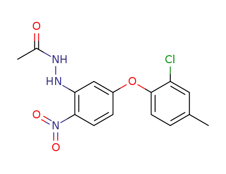 Acetic acid N'-[5-(2-chloro-4-methyl-phenoxy)-2-nitro-phenyl]-hydrazide