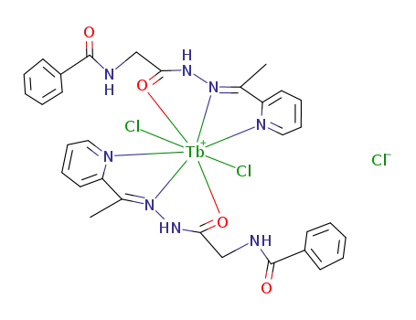 dichlorobis{2-acetylpyridine(N-benzoyl)glycyl hydrazone}Tb(III) chloride