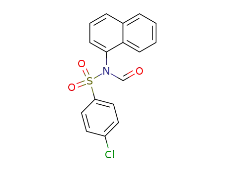 1-(p-Chlorbenzolsulfonyl)-N-formylamido-naphthalin