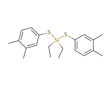 Bis-(3,4-dimethylphenylthio)-diaethylsilan