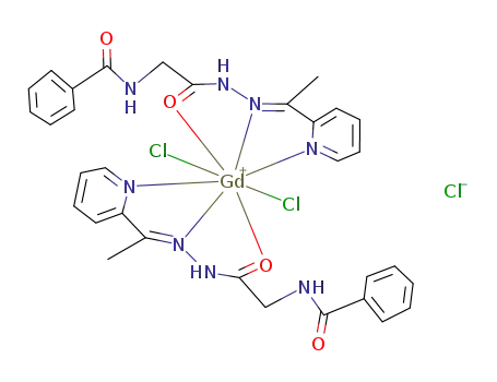 dichlorobis{2-acetylpyridine(N-benzoyl)glycyl hydrazone}Gd(III) chloride