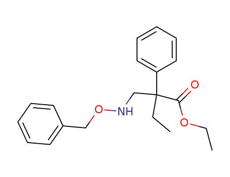 2-Benzyloxyaminomethyl-2-phenyl-buttersaeure-ethylester
