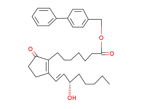 Prostaglandin B<sup>(1)</sup>-p-phenylbenzylester