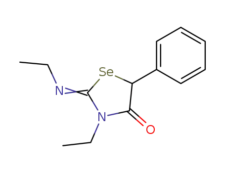 3-ethyl-2-ethylimino-5-phenyl-selenazolidin-4-one