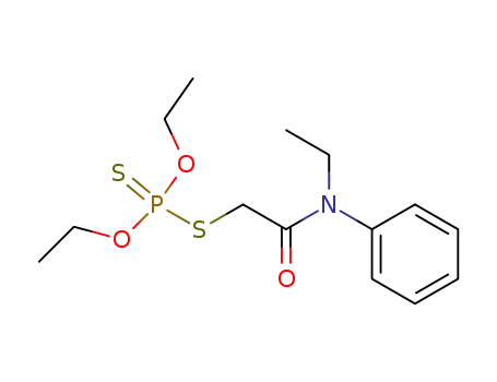 Dithiophosphoric acid O,O'-diethyl ester S-[(ethyl-phenyl-carbamoyl)-methyl] ester