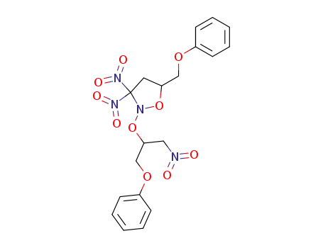 3,3-dinitro-2-(1-nitromethyl-2-phenoxy-ethoxy)-5-phenoxymethyl-isoxazolidine