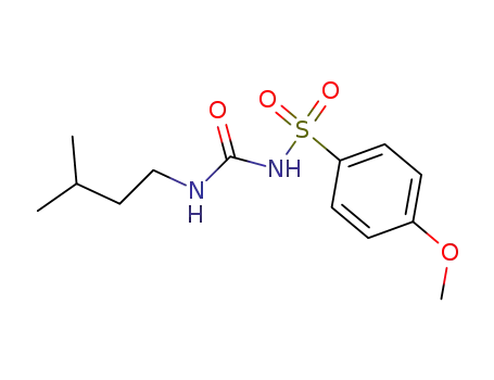 <i>N</i>-isopentyl-<i>N</i>'-(4-methoxy-benzenesulfonyl)-urea