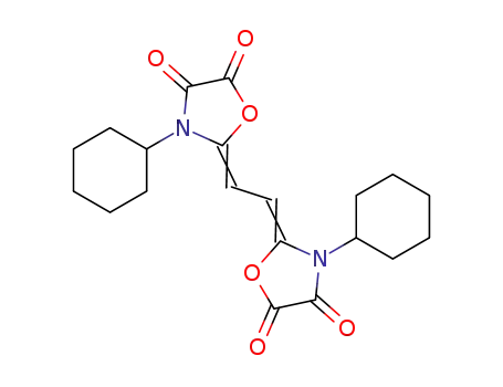3,3'-dicyclohexyl-2,2'-ethanediylidene-bis-oxazolidine-4,5-dione