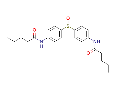 Molecular Structure of 102758-40-7 (bis-(4-valerylamino-phenyl)-sulfoxide)