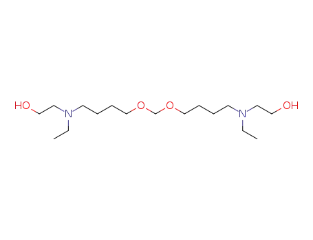 Bis-(4-<N-(2-hydroxy-ethyl)-ethylamino>-butyloxy)-methan