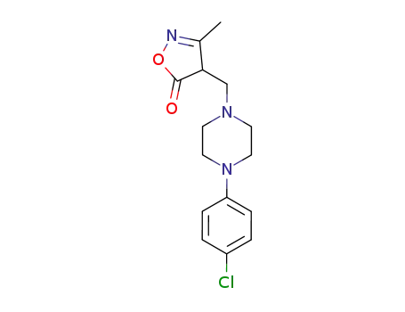 4-[4-(4-chloro-phenyl)-piperazin-1-ylmethyl]-3-methyl-2<i>H</i>-isoxazol-5-one