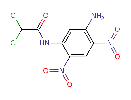 Molecular Structure of 56224-95-4 (N-(5-Amino-2,4-dinitro-phenyl)-2,2-dichloro-acetamide)