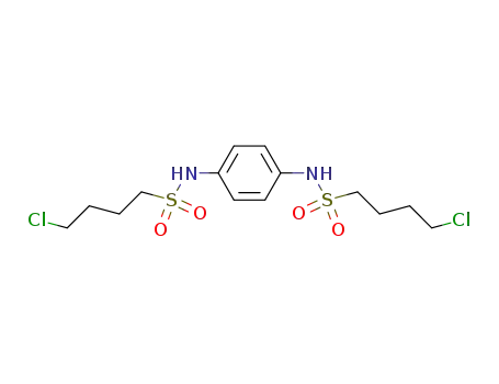 N,N'-(1,4-Phenylene)bis(4-chlorobutane-1-sulfonamide)