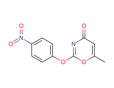 4H-1,3-Oxazin-4-one, 6-methyl-2-(4-nitrophenoxy)-