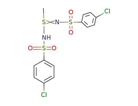 Benzenesulfonamide,
4-chloro-N-[N-[(4-chlorophenyl)sulfonyl]-S-methylsulfinimidoyl]-