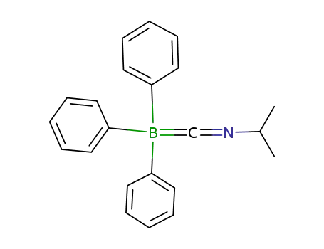 Molecular Structure of 3657-11-2 (Triphenylbor-isopropylisocyanid-1.1-Addukt)