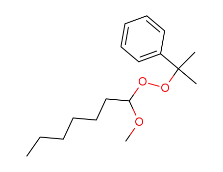 <1-Methoxy-heptyl>-<α-phenyl-isopropyl>-peroxid