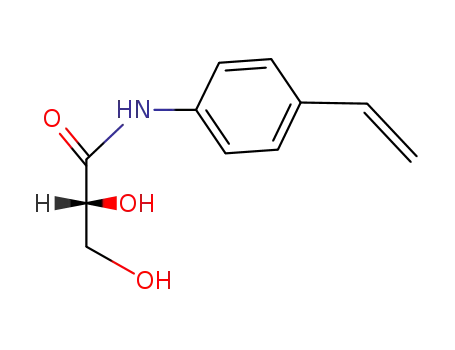 (<i>R</i>)-2,3-dihydroxy-<i>N</i>-(4-vinyl-phenyl)-propionamide