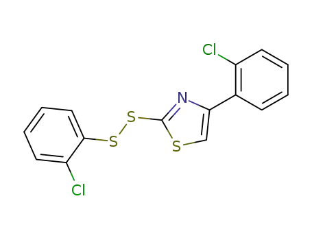 4-(2-chloro-phenyl)-2-(2-chloro-phenyldisulfanyl)-thiazole