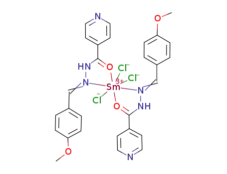 SmCl<sub>3</sub> * 2(N-isonicotinamidoanisalaldimine)