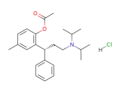 2-[(1R)-3-(diisopropylamino)-1-phenylpropyl]-4-methylphenylacetate hydrochloride