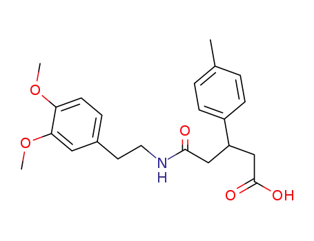 N-(3,4-Dimethoxy-phenaethyl)-3-p-tolyl-glutarsaeure-monoamid