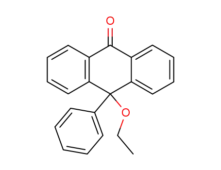Molecular Structure of 14325-34-9 (9-ethoxy-9-phenyl-10-anthrone)