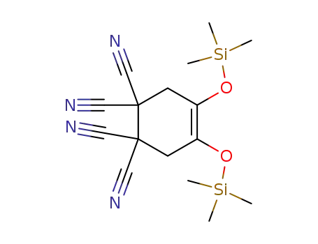 4,5-bis(trimethylsilyloxy)-4-cyclohexene-1,1,2,2-tetracarbonitrile