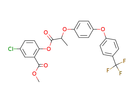 5-Chloro-2-{2-[4-(4-trifluoromethyl-phenoxy)-phenoxy]-propionyloxy}-benzoic acid methyl ester