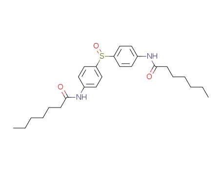 Molecular Structure of 120639-42-1 (bis-(4-heptanoylamino-phenyl)-sulfoxide)