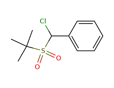 Molecular Structure of 62230-94-8 (Benzene, [chloro[(1,1-dimethylethyl)sulfonyl]methyl]-, (R)-)