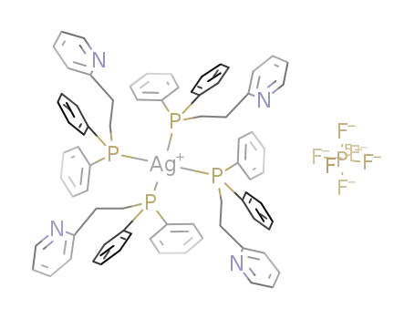 [Ag(1-(diphenylphosphino)-2-(2-pyridyl)ethane-P)4]PF<sub>6</sub>