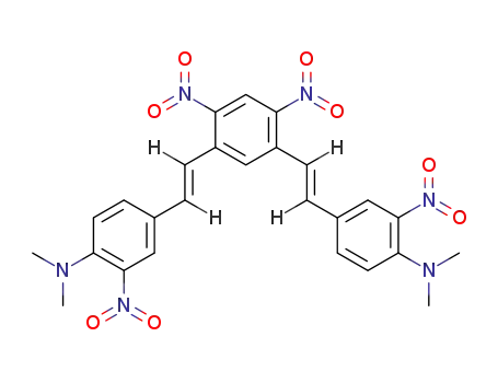 1,5-Bis-<4-dimethylamino-3-nitro-trans-styryl>-2,4-dinitro-benzol