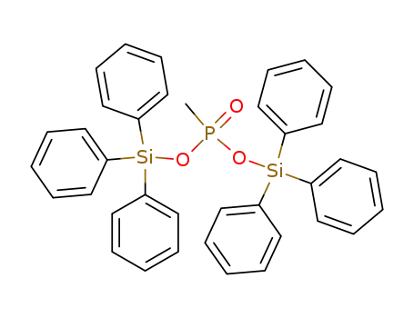 Molecular Structure of 18825-67-7 (methylphosphonic acid bis(triphenylsilyl) ester)