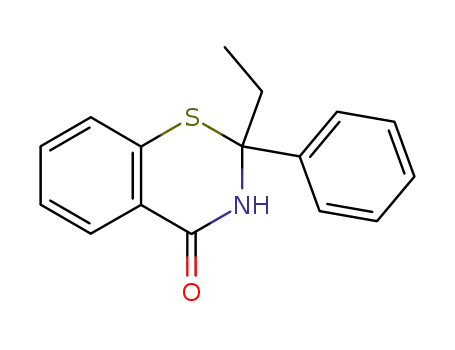 2-ethyl-2-phenyl-2,3-dihydro-benzo[<i>e</i>][1,3]thiazin-4-one