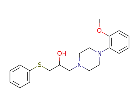 1-[4-(2-methoxy-phenyl)-piperazino]-3-phenylsulfanyl-propan-2-ol