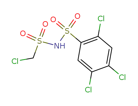Chlormethansulfonyl-<2.4.5-trichlor-benzolsulfonyl>-amin