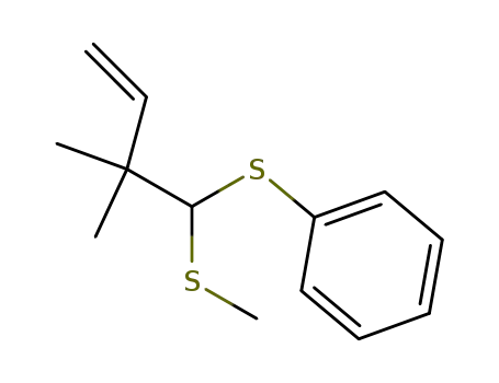 Benzene, [[2,2-dimethyl-1-(methylthio)-3-butenyl]thio]-