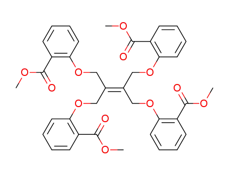 Tetrakis-<2-(methoxycarbonyl)-phenoxymethyl>-ethen