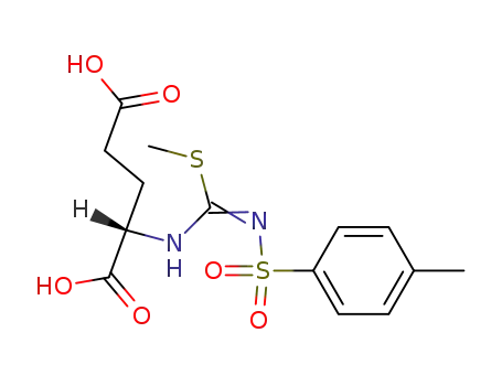 N-<Methylmercapto-N-tosyl-formimidoyl>-L-glutaminsaeure
