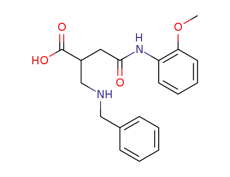 DL-N-<2-Methoxy-phenyl>-4-benzylamino-3-carboxy-butyramid