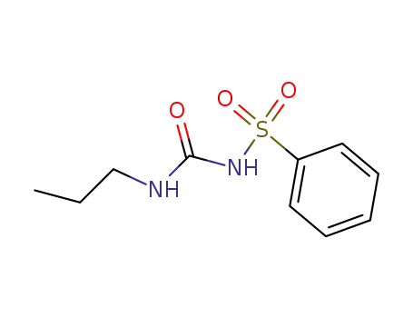 Molecular Structure of 4932-53-0 (Benzenesulfonamide, N-[(propylamino)carbonyl]-)