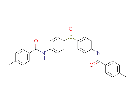 Molecular Structure of 117878-58-7 (bis-[4-(4-methyl-benzoylamino)-phenyl]-sulfoxide)