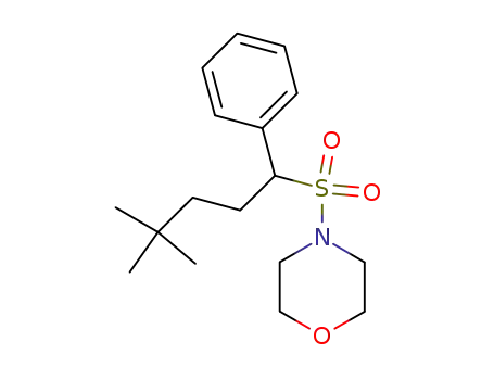 4-(4,4-dimethyl-1-phenyl-pentane-1-sulfonyl)-morpholine