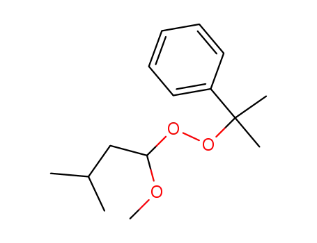 <1-Methoxy-3-methyl-butyl>-<α-phenyl-isopropyl>-peroxid