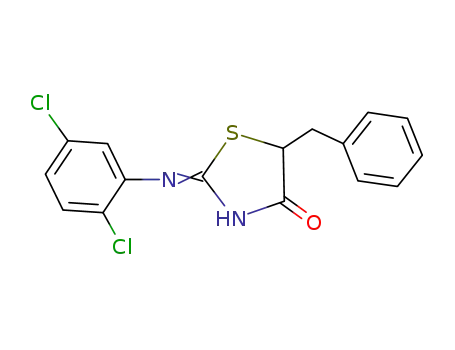 5-benzyl-2-(2,5-dichloro-anilino)-thiazol-4-one