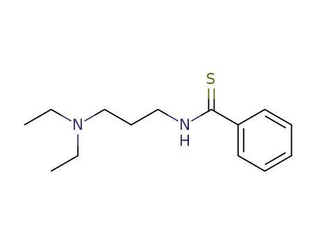 N-<3-Diethylamino-propyl>-thiobenzamid