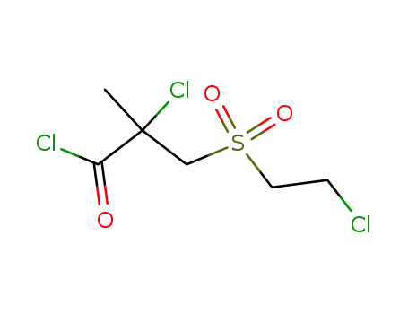 2-Chloro-3-(2-chloro-ethanesulfonyl)-2-methyl-propionyl chloride