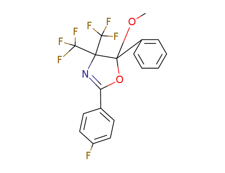2-(4-fluoro-phenyl)-5-methoxy-5-phenyl-4,4-bis-trifluoromethyl-4,5-dihydro-oxazole