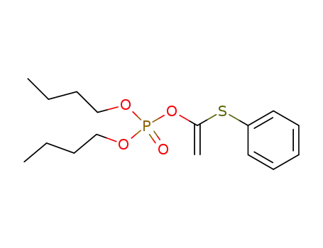 Phosphorsaeure-dibutylester-<1-phenylmercapto-vinylester>